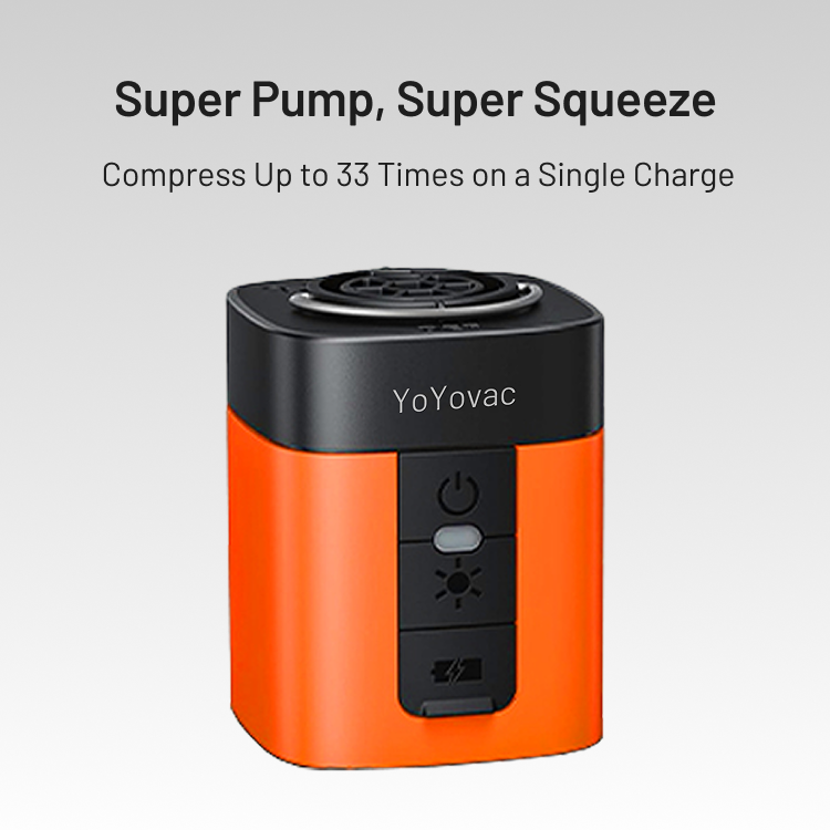 YOYOVAC Vacuum Compression Bags with Tracker & Wireless Pump